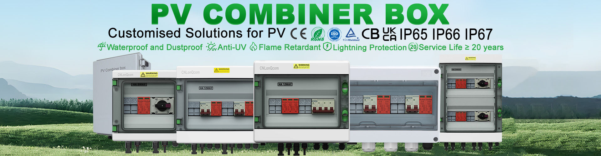 PV Combiner Box 1 in 1 ex DC500V